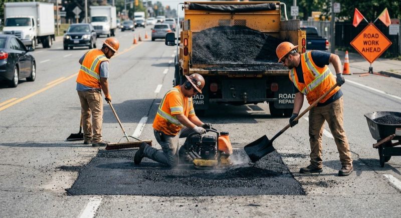 Commercial Pothole Repair in Little Rock, AR