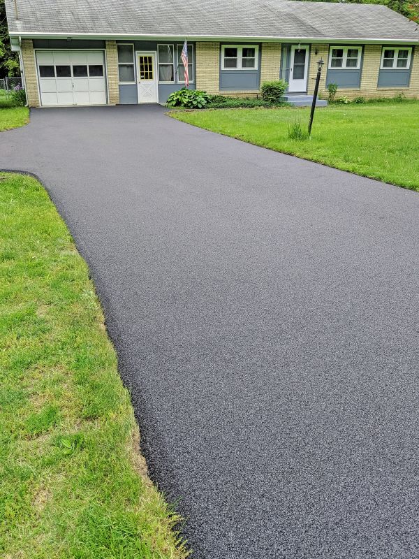 Fresh Asphalt Surface