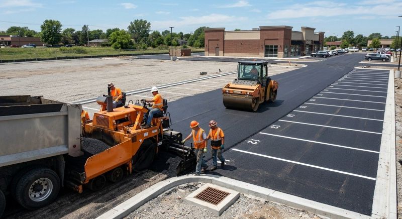 Asphalt Parking Lot Paving in Savannah, GA