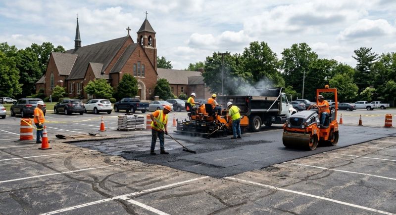 Asphalt Parking Lot Repair in San Diego, CA