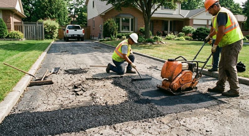 Asphalt Pothole Filling in Savannah, GA