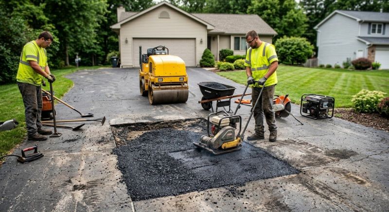 Blacktop Driveway Repair in Savannah, GA