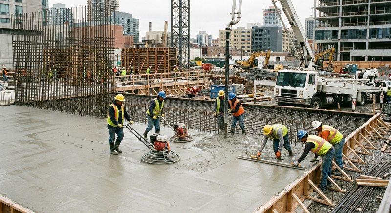 Commercial Slab Installation in Charleston, SC
