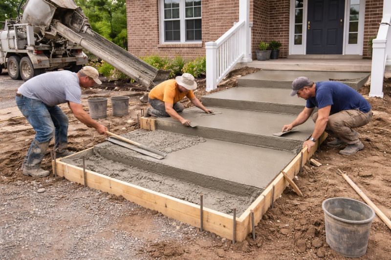 Concrete Stairway Installation in Salt Lake City, UT