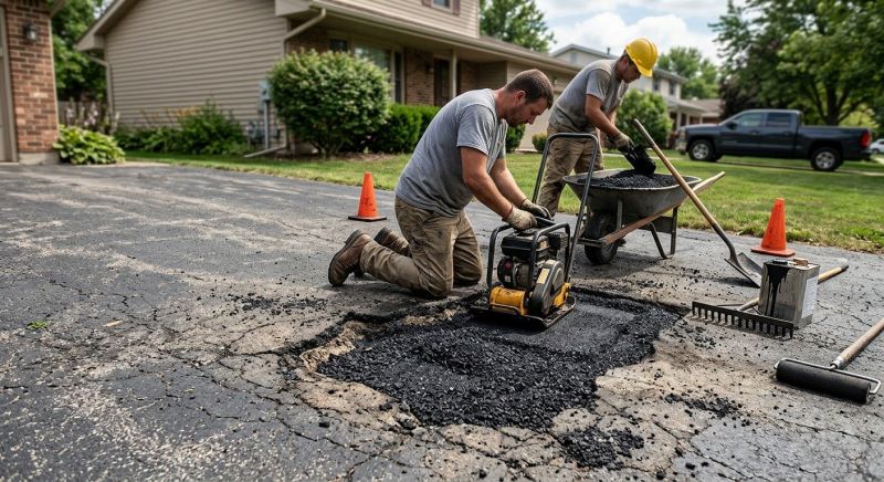 Driveway Asphalt Repair in Los Angeles, CA