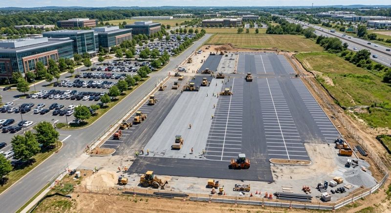 Parking Lot Blacktopping in Orange County, CA