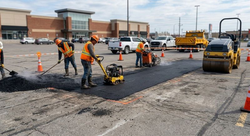 Parking Lot Repair in Little Rock, AR