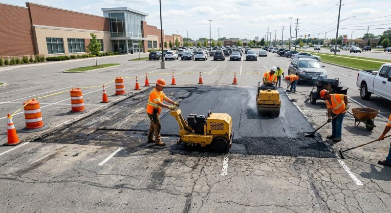 Parking Lot Repair in Savannah, GA