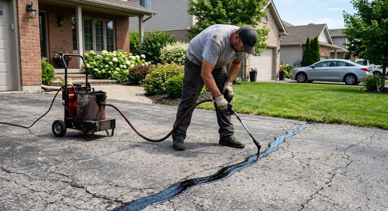 Road Crack Repair in Little Rock, AR