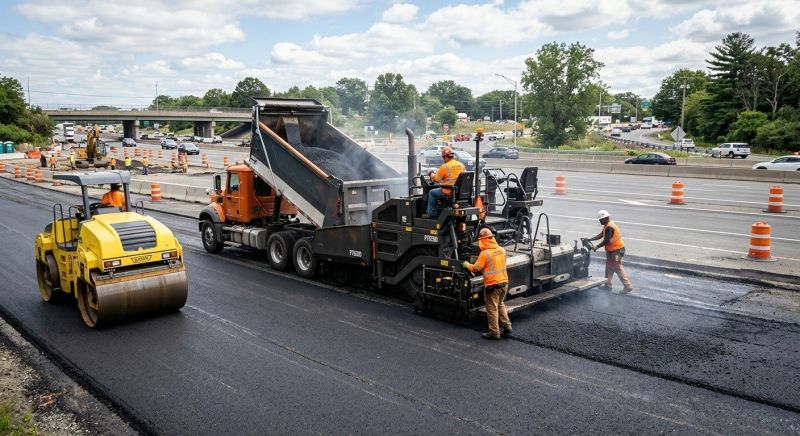Road Paving Service in Los Angeles, CA